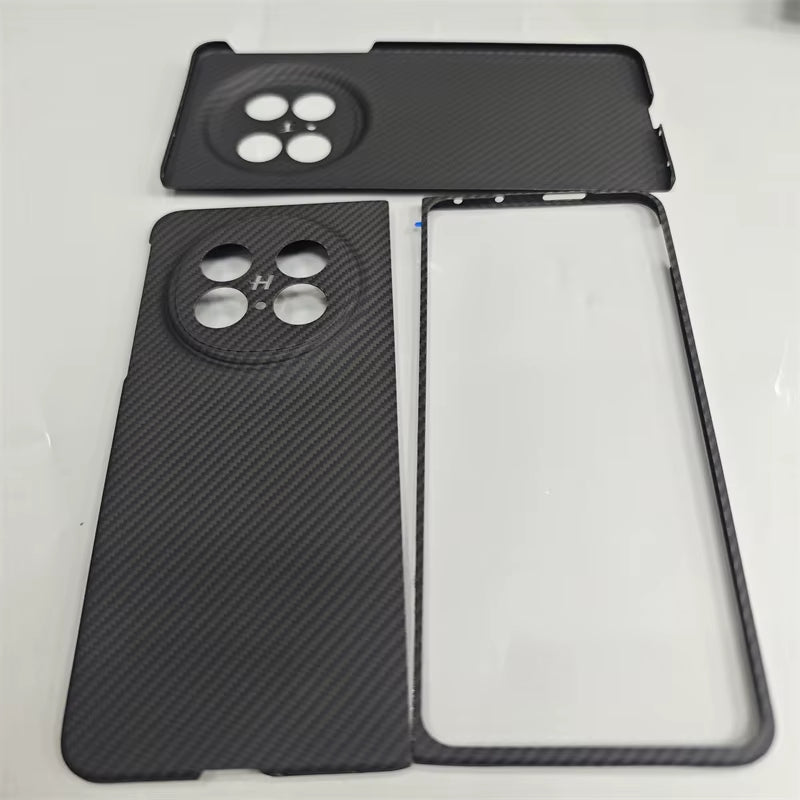 Magnetic Case for OPPO Find N5 Carbon Fiber Magsafe Cases Metal Ring Ultra-Thin Aramid Fiber Cover Phone Accessories